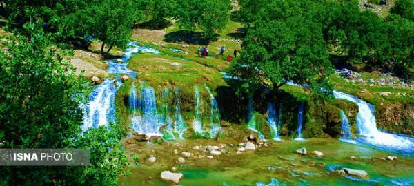 آبشاری زیبا و دیدنی در کهگیلویه که چشم ها را خیره می نماید